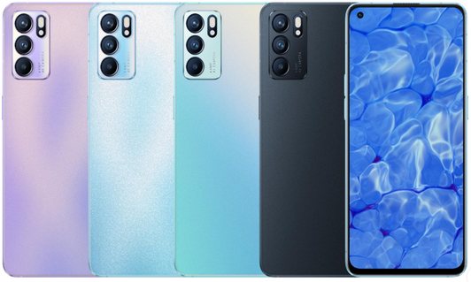 Oppo Reno 6 5G 2021 Dual SIM TD-LTE CN 128GB PEQM00